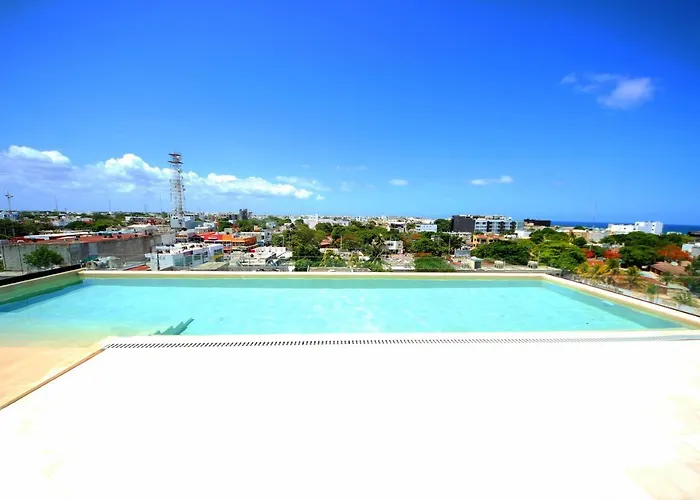 Spacious Studio, Amazing Rooftop With Sea View * Playa del Carmen